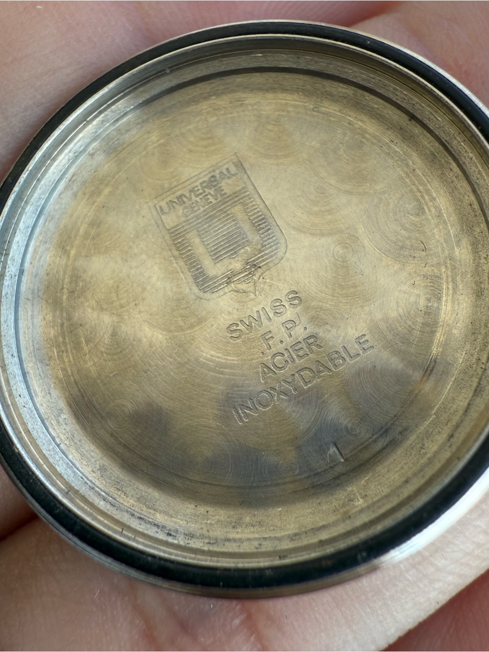 1960’s Universal Genève Unisonic Réf : 852101 Blue Dial For parts or Repair - Picture 11 of 11